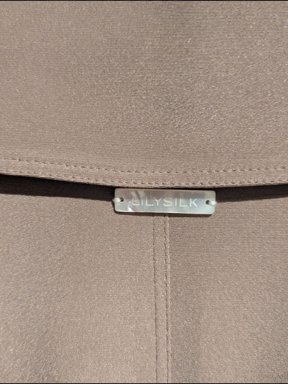 Lilysilk M Women’s Taupe Belted Trench Coat - Picture 5 of 8